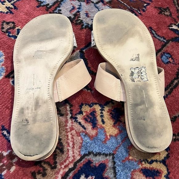 Dolce Vita Slides with Reptile Print Band sz 10 - Picture 5 of 7